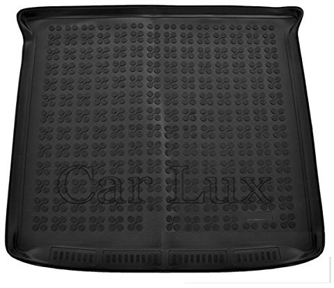 Car Lux AR04098 - Alfombra Cubeta Protector cubre maletero de goma y enrollable PREMIUM para Touran desde 2015-
