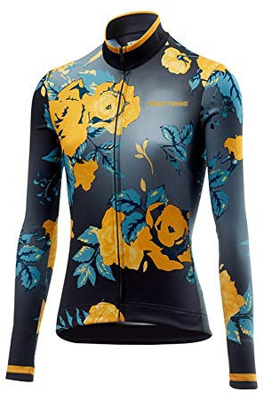 UGLY FROG Radtrikot Winter Damen Langarm Fahrradtrikot Thermo Fahrradbekleidung Cube