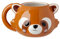 Puckator Adoramals Red Panda Head Ceramic Shaped Tea Coffee Mug - Funny Home Accessories Cute Gifts for Girlfriend - Large Mugs for Men Women Hot Drinks Cups Presents Secret Santa Gift Cup Set