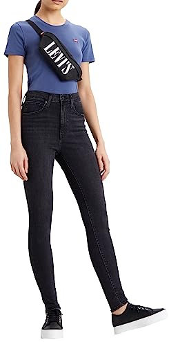 Levi's Mile High Super Skinny Jeans, Black Haze, 25W/28L Femme
