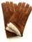 YISEVEN Damen Winter Neue Lederhandschuhe Schaffell Merino Fell Warm Geschenk, Camel Wildleder, Medium