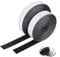 Vicloon Scratch Autocollant Double Face, 20mm*10m Bande Agrippantes Adhésives, Bande Scratch Adhésive Autocollant Puissant Bandes Adhésif pour Ménage, Bricolage Et l'artisanat (Noir)