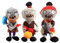 uiuoutoy Zombies Plush Zombie Cosplay Gong Zombie Bomb Hammer Zombies Plushies 3 Pcs/Set Soft Toys Dolls