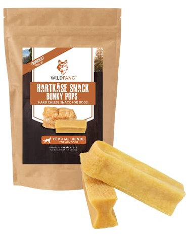 Wildfang® Yak Kaustab Hund – Natürlicher Kaukäse vom Himalaya – Kauspaß für alle Hundegrößen und Welpen – Käseknochen für Hunde – Kauknochen zur Zahnpflege – Käseknochen - Probierset - 2 x 35 g