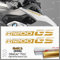 2 Aufkleber kompatibel mit Motorrad R1200 GS Motorrad R 1200 (Gold)