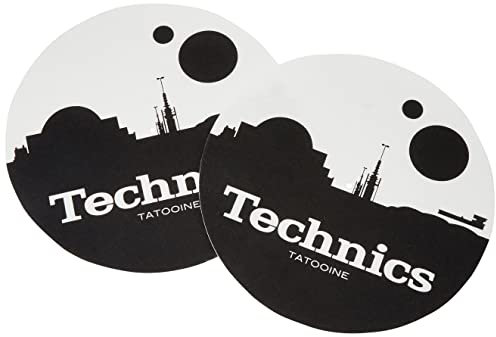 Magma 60677 Technics Slipmat Tatooine, weiß, schwarz