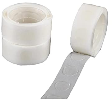 TOSSPER 100 Teile/Rolle Klare Ballon Kleber Punkt Abnehmbare Klebstoff Punkte Doppelseitige Klebeband Dots Party Hochzeit Ballonier Liefert