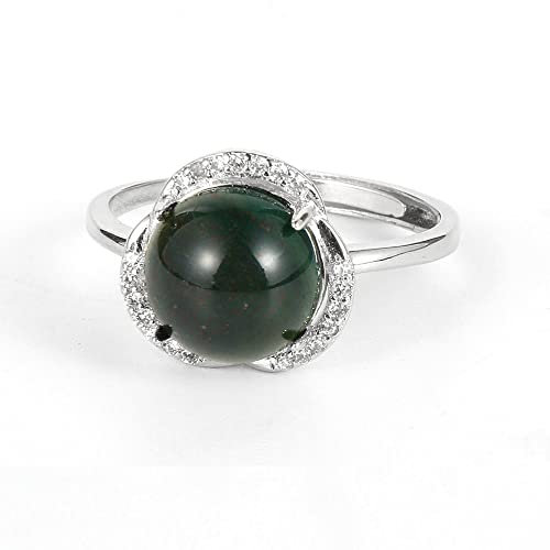 Natürlicher Indischer Onyx-Ring Kristallpavé Mit Eingelegtem Zirkon-Ring, Verstellbar, Offene Steinringe Für Frauen, Reiki-Balance, Knöchel-Fingerringe, Ewigkeitsring Für Frauen, Mädchen, Männer