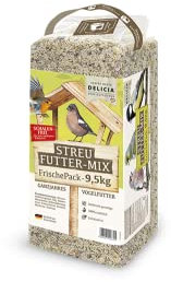 Delicia Streufutter Mix Ganzjahres Vogelfutter (9,5 kg (1 x 9,5 kg))