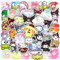Sanrio My Melody and Kuromi 50 Pcs Kawaii Vinyl Waterproof Anime Stickers for Laptops, Skateboards, Cars, Bumper, Scrapbook, Kids, Teens, Girls, Adults