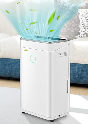 GiantexUK 20/25L Per Day Portable Dehumidifier, 3 Modes Air Dehumidifier with Digital Humidity Display, 24H Timer and Auto-Off, Mobile Air Dryer for Office, Bathroom, Garage and Basement (25L/Day)