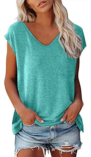 LAOSU Blouse Femme Chemise Manches Courtes Été Tee Shirt,Chemise Brodée Femme,Décontractée Chemise Chaude Femme,Élégante Chemise Longue en Lin Femme,Chemisier Femme Pas Cher,Tunique Mariage