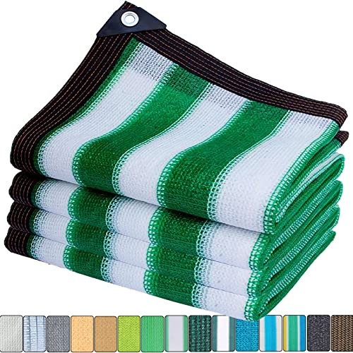 SDLLG Outdoor Schattiernetz mit Ösen Sonnensegel 90% Schattenrate aus HDPE Grün-C 3.5x7m Schattennetz UV-Schutznetz Luftdurchlässig Kühlend Balkon Garten netze für Outdoor Park & Auto