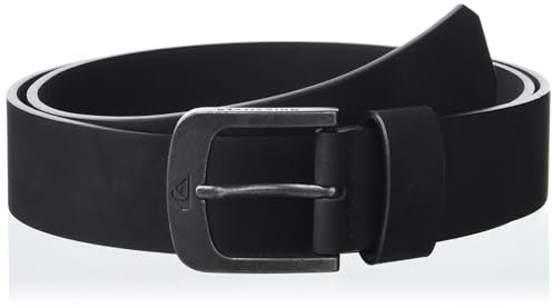 Quiksilver Herren Main Street Belt Gürtel, Schwarz/Schwarz 241, 38