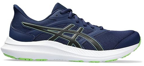 ASICS Herren JOLT 4 Laufschuhe, Blue Expanse/Schwarz, 46.5 EU