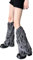 TINAYAUE Damen Punk Beinwärmer Atmungsaktive Beinstulpen Mädchen Persönlichkeit Beinärmel Mode Legwarmers Stiefel Boot Abdeckung Leichte Socken Gothic Beinwärmer