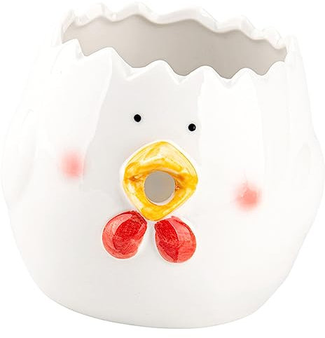 MAGICLULU Egg Separator Egg Filter Splitter Kitchen Supplies Gravy Separator & Fat Separator Cup Egg Yolk White Separator Yolk Separator Fat Separator for Cooking Cartoon Animal Ceramics