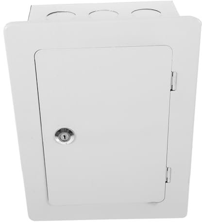 DOITOOL Cable Junction Box Metal Outdoor Enclosure Weatherproof Housing for Electrical Distribution Large Capacity for TV and Telephone Devices