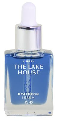 THE LAKE HOUSE Hyaluron Serum 10ml - Slow Aging Serum mit 1,1% Hyaluronsäuren, Panthenol und Aquaxyl - hochdosiert, polstert feine Linien auf, spendet intensive Feuchtigkeit
