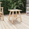 Gecheer Beistelltisch Couchtisch Balkontisch Holztisch Gartentisch Blumenhocker Gartenmöbel 49x49x50 cm Massivholz Fichte