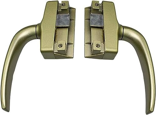 Window locks Window handles for upvc windows Window Lock Handle, Door and Window Handles, 2PCS Left and Right Gearbox Handles,Outer Glass Window Latches, Window Accessories, Door Locks(Color:Onecolor)
