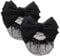 VIUWIZE Paquet de 2 Pinces à Cheveux françaises avec Chignon en Maille, Accessoires pour Femmes, Pinces à Cheveux françaises avec nœud en Satin