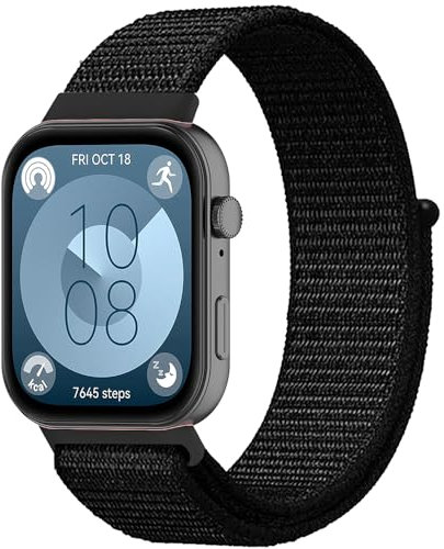 Breathable Sport Armband für Huawei Watch Fit 3, Nylon Armbänder Uhrenarmband, Ersatzarmband für Huawei Watch Fit 4/4 Pro