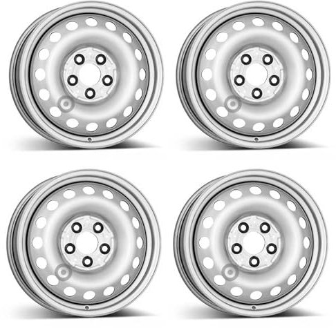 4x Alcar Stahlfelgen 4-6501 6.5Jx16 ET52 5x112 kompatibel mit Mercedes Benz Vito V
