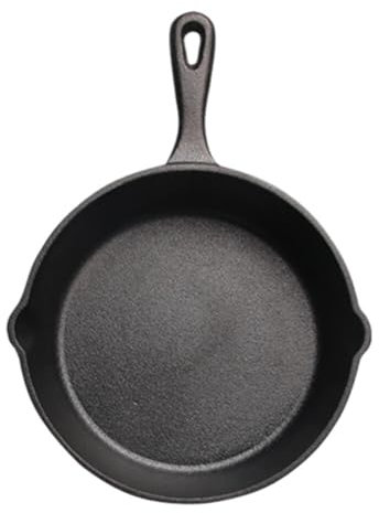 Aublinto Cast Iron Pan 6 Inch Non-Stick Frying Pan Cast Iron Frying Pan Grill Cookware Cast Iron Pan for Indoor and Outdoor Use