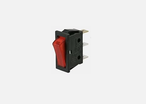Red Rocker Switch 16A Flakt Woods Fan Speed Controller ME 1.1 ME 1.3 ME 1.6 ME 1.12 Canopy Controller Switch