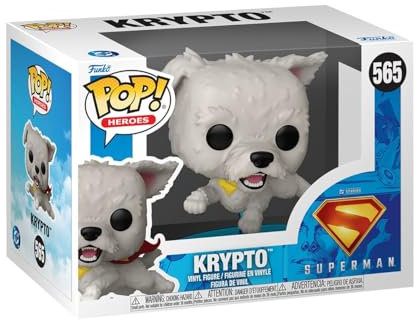 Funko Pop! DC: Superman 2025- Krypto - Figura de Vinilo Coleccionable - Idea de Regalo - Mercancia Oficial - Juguetes para Niños y Adultos - Movies Fans