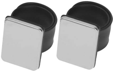 JEWEDECO Magnetisches Silikon Handgelenkband 2 Stück Für Friseure Klatscharmband Zur Nadelsicherung Leichtes Nähzubehör Geschenkidee Für Salon Und Handwerk