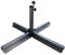 Support de parasol en métal robuste en forme de croix pour parasol de plage, parasol de jardin, pied de sapin de Noël