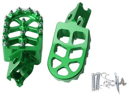 PGQSQVTXF Moto Supports Pédales pour CRF300L CRF 300L CRF300 Rallye CRF 300 L Repose-Pieds Avant pour Motos Repose-Pieds Pièces De Pédale Cale Pied Moto(Vert)