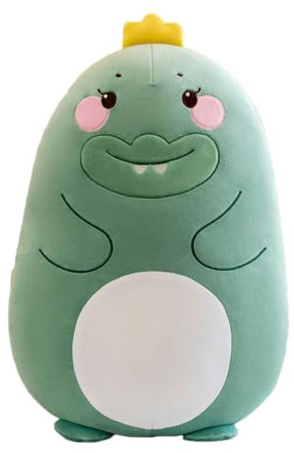 Cpoeof Kuscheltier Dinosaur Plüschtier 30cm Squishy Dinosaur Kissen Süße Dinosaur Stofftier Spielzeug Sofakissen Geschenk für Kinder,30cm