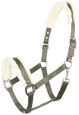 Imperial Riding Halfter IRHClassic Fur, Olive Green, F/S