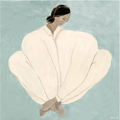 LHHJF LJHFA Sofia Lind Geometrie Poster Gestreifte Pyjamas Leinwand Malerei Sofia Lind Wandkunst Und Drucke Zuhause Wohnzimmer Dekor Bild 70x70cm Kein Rahmen