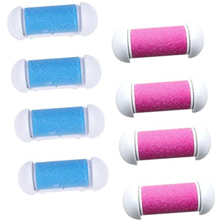 CALLARON Professional Pedicure Accessories 8pcs Foot Hard Skin Remover Electric Foot File Rollers Safe