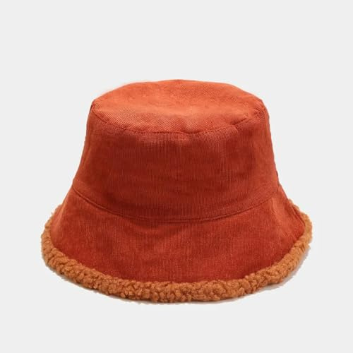 YUECIBAI Bucket Hat Hut Damen Herren Reversible Eimerhut Frauen Mütze Cord Fischerhüte Sonnencreme Panama Kappen