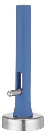 HENDI Falafel Portionierer, Stöckel, zum Formen von Falafel, Fleischbällchen und Patties, Falafel Maker, Falafel-Schaufel, Burgerpresse, 1/45, ø50x150mm, Edelstahl, Nylon, Blau
