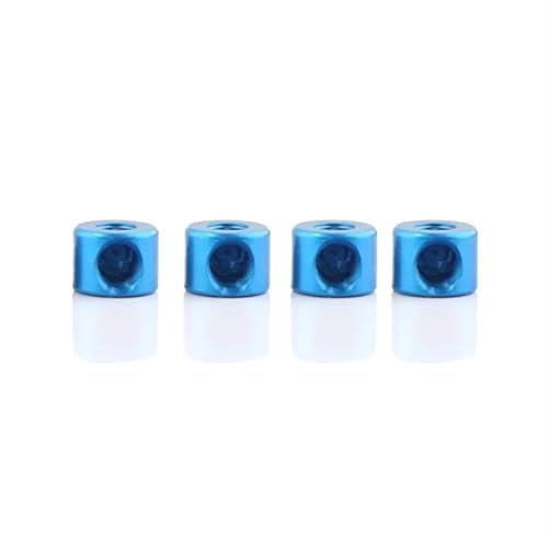 QAWSED Compatibile con Tamiya W61 53827 RC Car Accessories Fibbia di Limite in Metallo Stabilizzatore Barra di Arresto Barra Stabilizzatrice Blu Accessori Auto RC