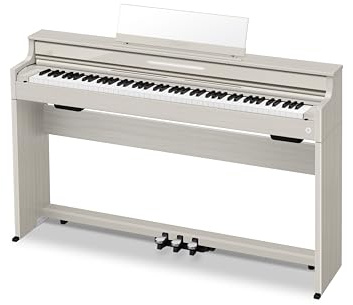 Casio Celviano AP-S450 Digital Piano | 88-Key | 26 Tones | Grey Beige | Smart Hybrid Hammer Action, Elegant Compact Cabinet, Authentic Piano Sound and Refined Design for Home Performance