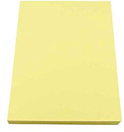 House of & Papier A4 220 gsm farbiger Karte – Gelb (100 Stück Blatt)