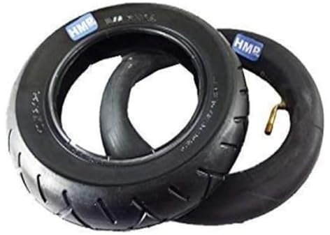 HMParts Reifen 10x2.125 mit Schlauch Passend für Motorrad - Elektro-Scooter, Kinderwagen, Fahrrad