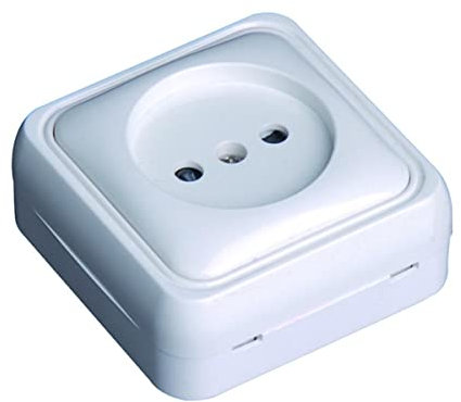 Simon brico alfa - Base enchufe superficie 10a 250v serie blister