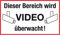 Metafranc Hinweisschild Dieser Bereich wird Video überwacht! - 300 x 200 mm / Beschilderung / Infoschild / Warnschild / Warnmarkierung / Sicherheitsmarkierung / Gewerbekennzeichnung / 503540