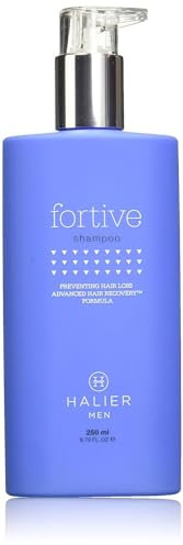 Halier Shampoo gegen Haarausfall für Herren 250ml - Haarwachstum Beschleunigen mit Biotin Arganöl Mandelöl, Anti Haarverlust - Ohne Sulfate, Parabene