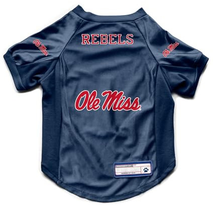 NCAA Ole Miss Rebels Haustier-Stretch-Jersey, Größe L