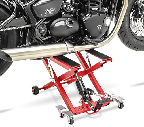 Motorrad Hebebühne XL für Suzuki Intruder VS 1400 rot Scherenheber