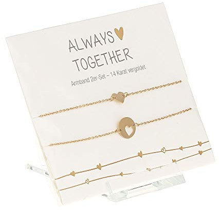HCA Armband - Always Together - vergoldet